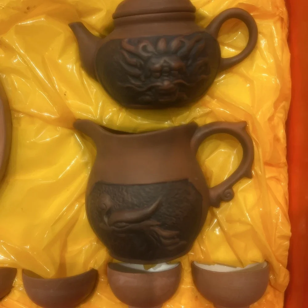 Chinese Yixing Red Clay Tea Set for Gungfu Tea Ceremony